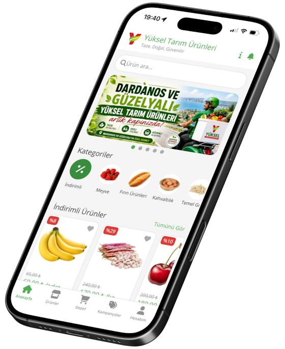 android sipariş uygulaması