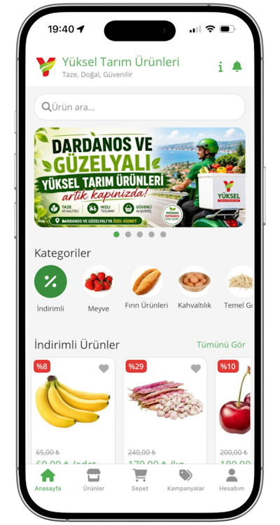 Sipariş uygulaması