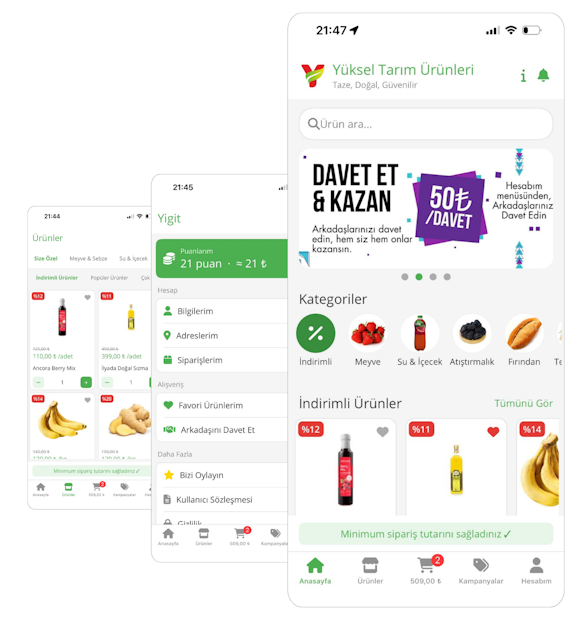 iphone Sipariş uygulaması